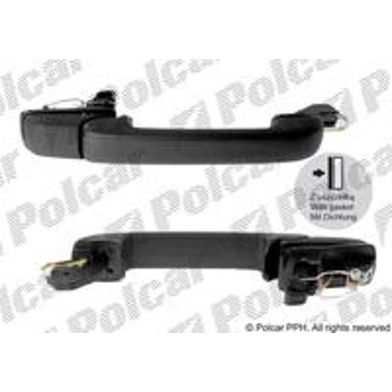 Vnútorná kľučka - 9538Z-43 - zadok