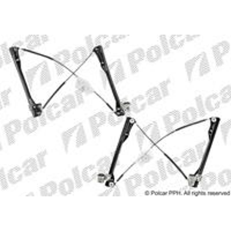 Mechanizmus stahovania okna el. bez motora - 9541PSG1 - predok