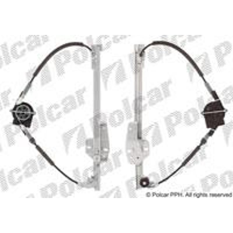 Mechanizmus stahovania okna el. bez motora - 9546PSG4 - zadok