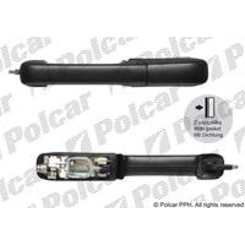 Vnútorná kľučka - 9547Z-43 - zadok