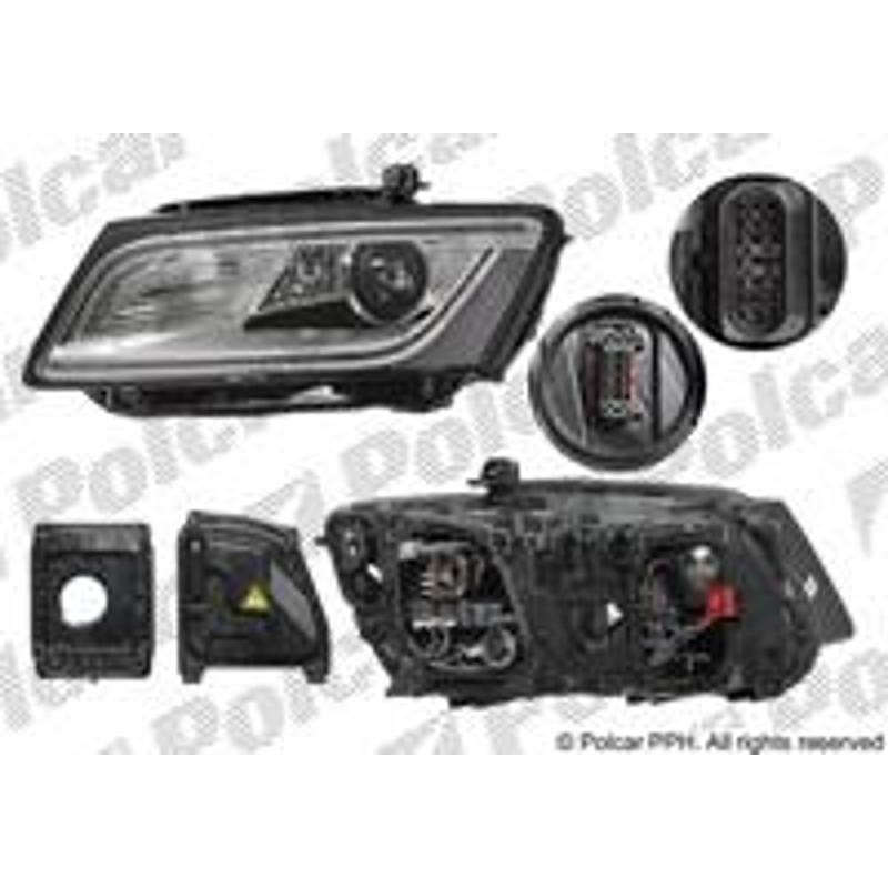 Hlavný reflektor - 13X2102V - pravý