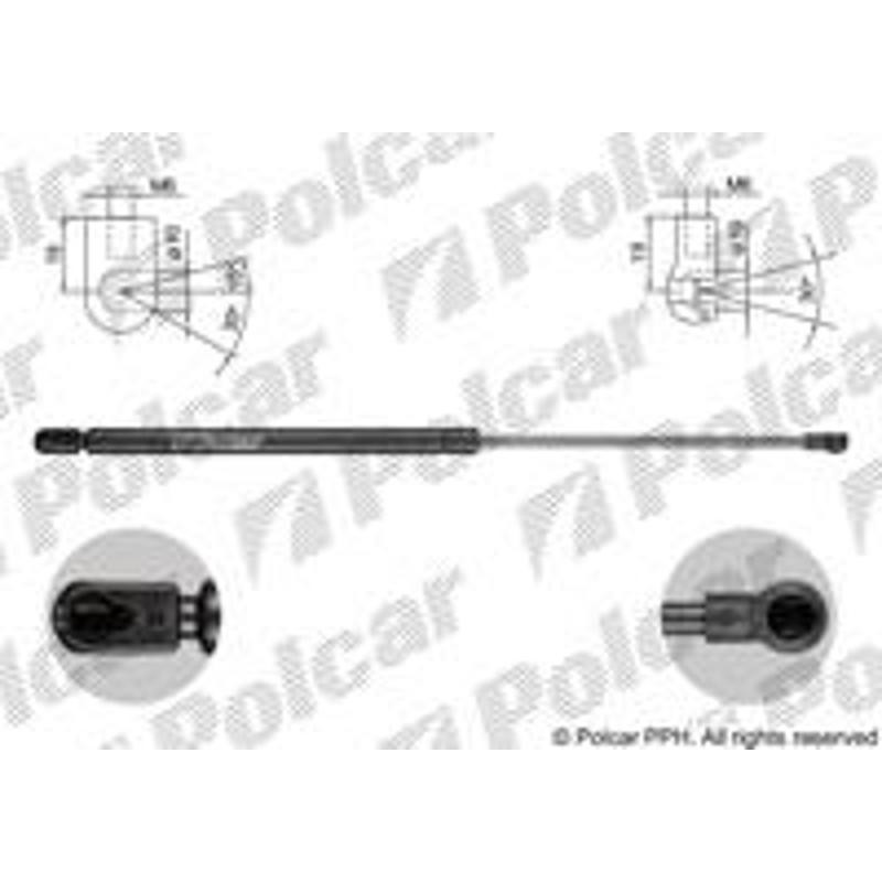 Plynová pružina - 9548AB2 - zadok