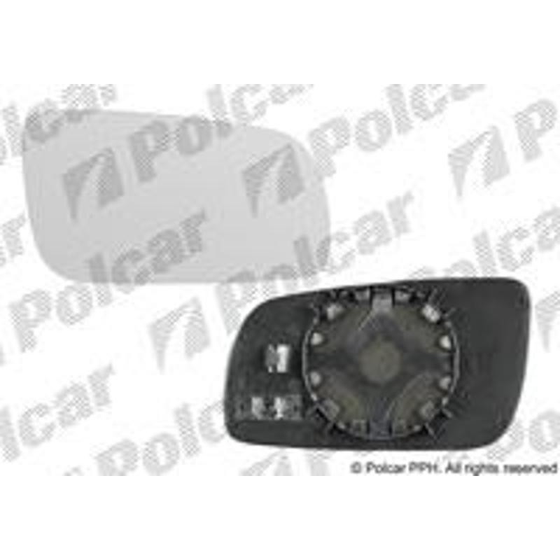 Sklo vonkajšieho zrkadla s držiakom - 9550556M - pravý