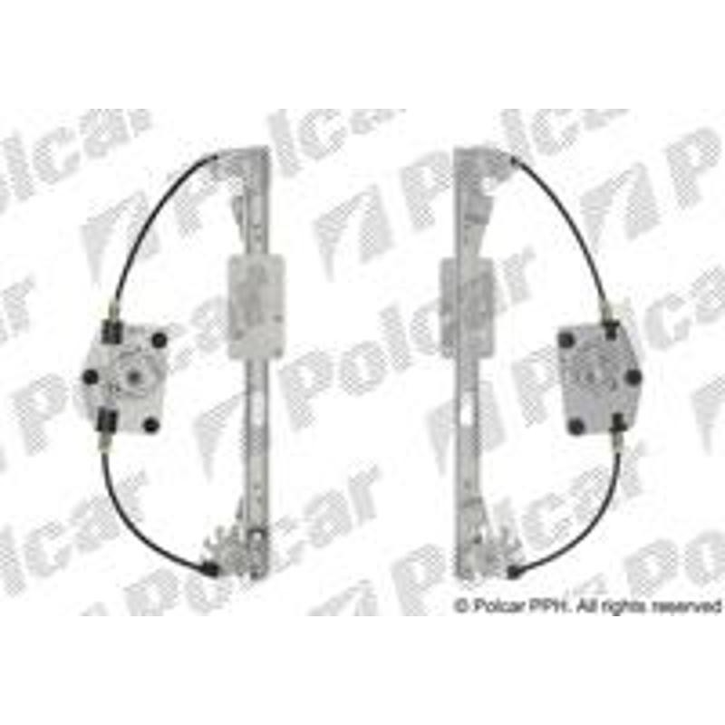 Mechanizmus stahovania okna el. bez motora - 9555PSG4 - zadok