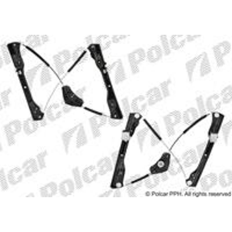 Mechanizmus stahovania okna el. bez motora - 9555PSG5 - predok