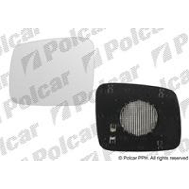 Sklo vonkajšieho zrkadla s držiakom - 9566555M - pravý