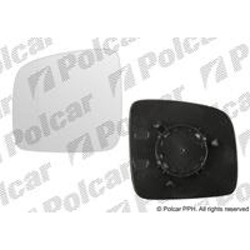 Sklo vonkajšieho zrkadla s držiakom - 9568546M - ľavý