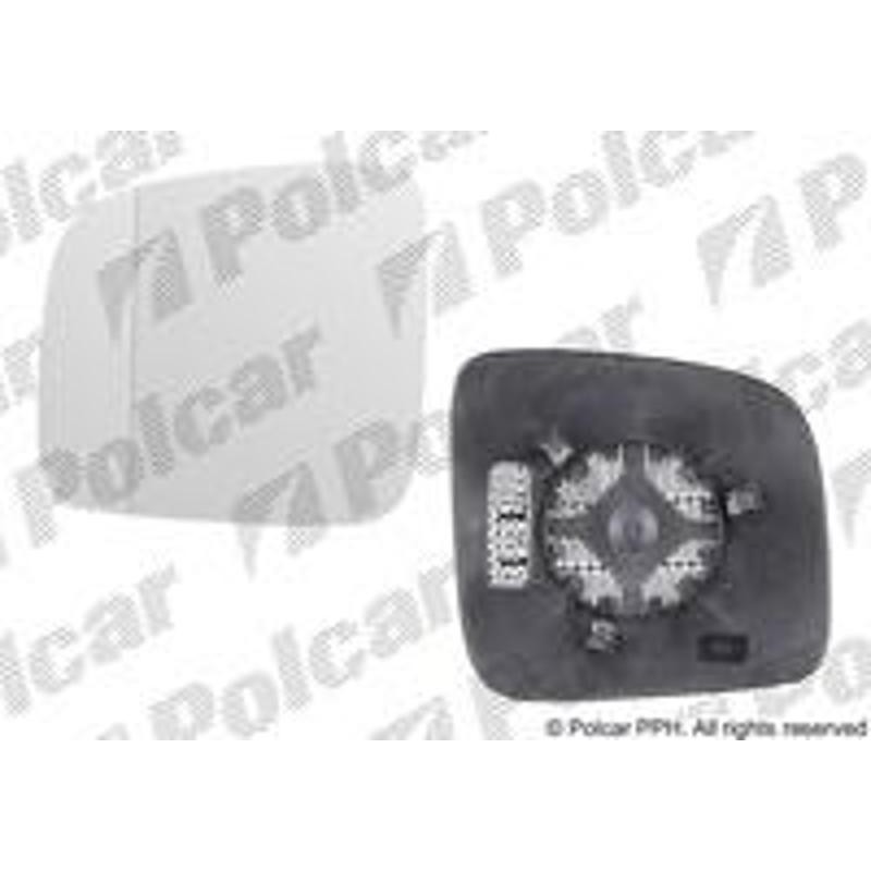 Sklo vonkajšieho zrkadla s držiakom - 9568548E - ľavý