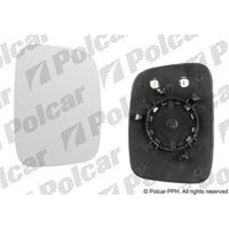 Sklo vonkajšieho zrkadla s držiakom - 9568557M - pravý