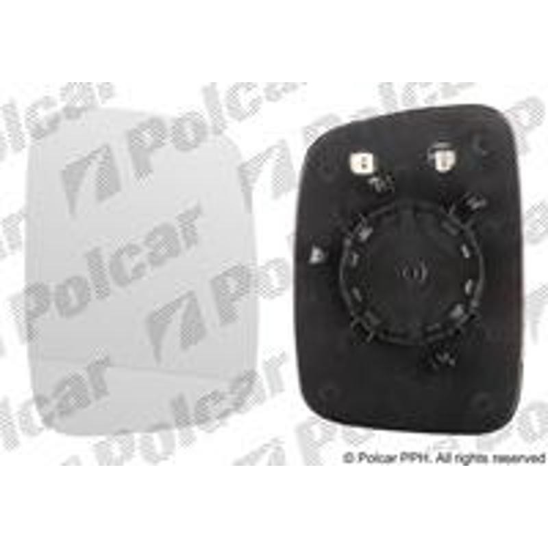 Sklo vonkajšieho zrkadla s držiakom - 9568558M - pravý