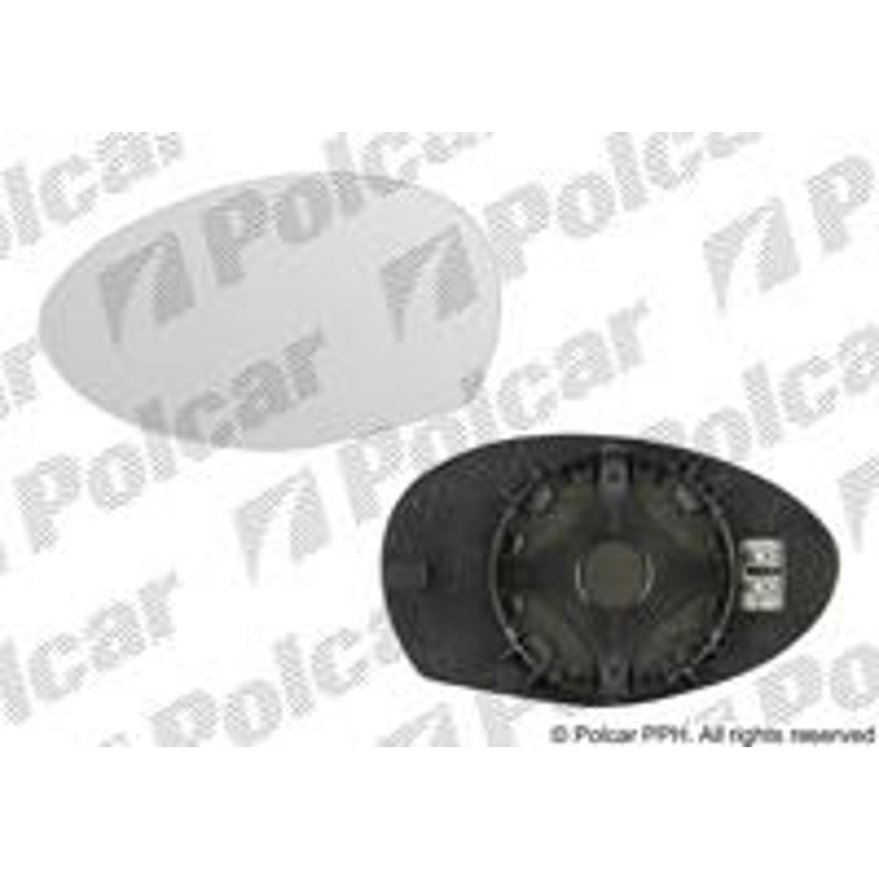 Sklo vonkajšieho zrkadla s držiakom - 1404542M - ľavý