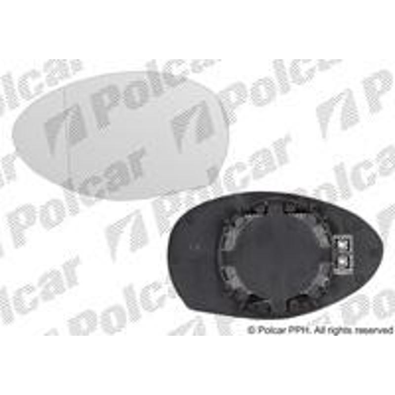 Sklo vonkajšieho zrkadla s držiakom - 1404547E - ľavý