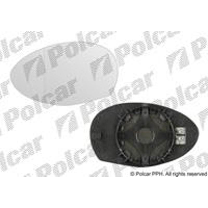 Sklo vonkajšieho zrkadla s držiakom - 1404547M - ľavý