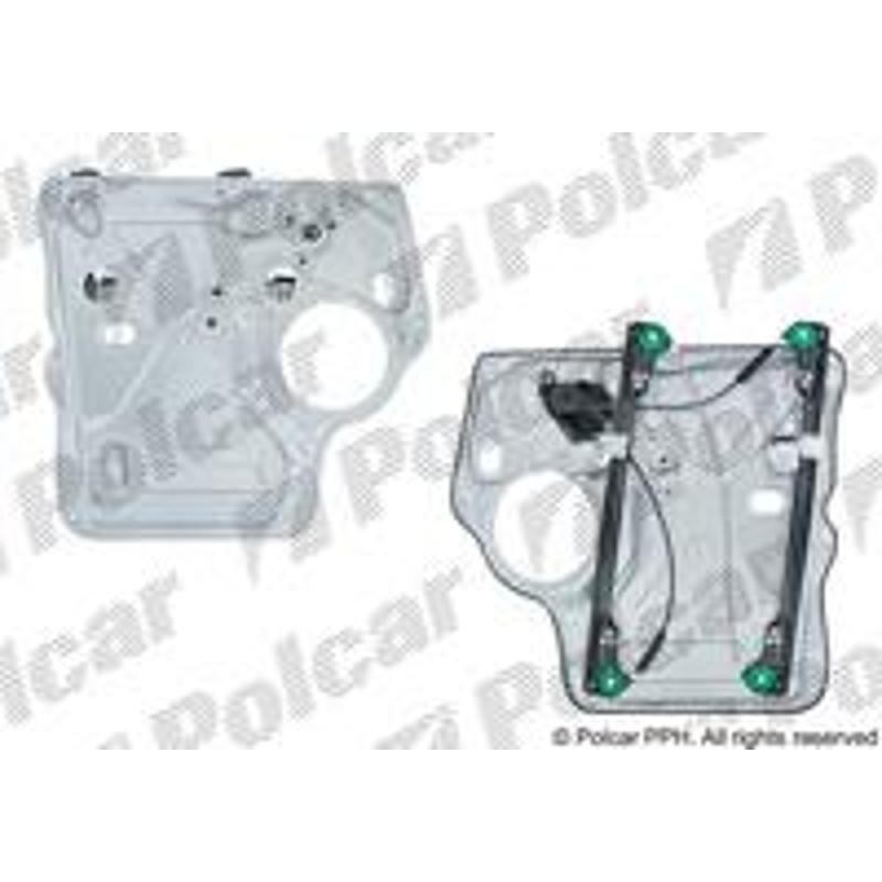 Mechanizmus stahovania okna el. bez motora - 9568PSG1 - predok