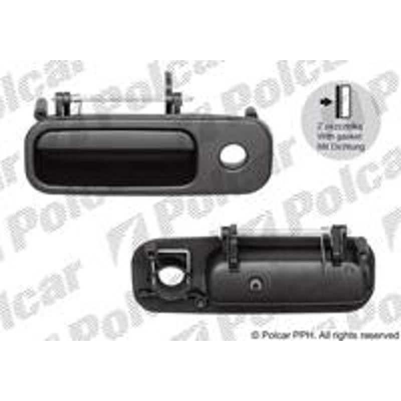 Vnútorná kľučka - 9568Z-45X - zadok