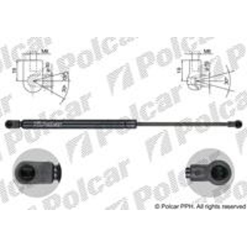 Plynová pružina - 1404AB - zadok