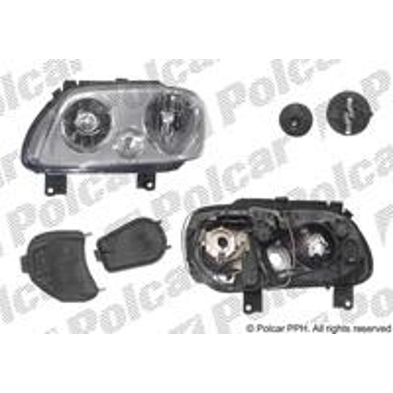 Hlavný reflektor - 957509-E - ľavý