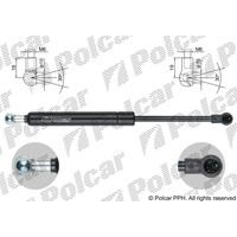 Plynová pružina - 1405AB - zadok