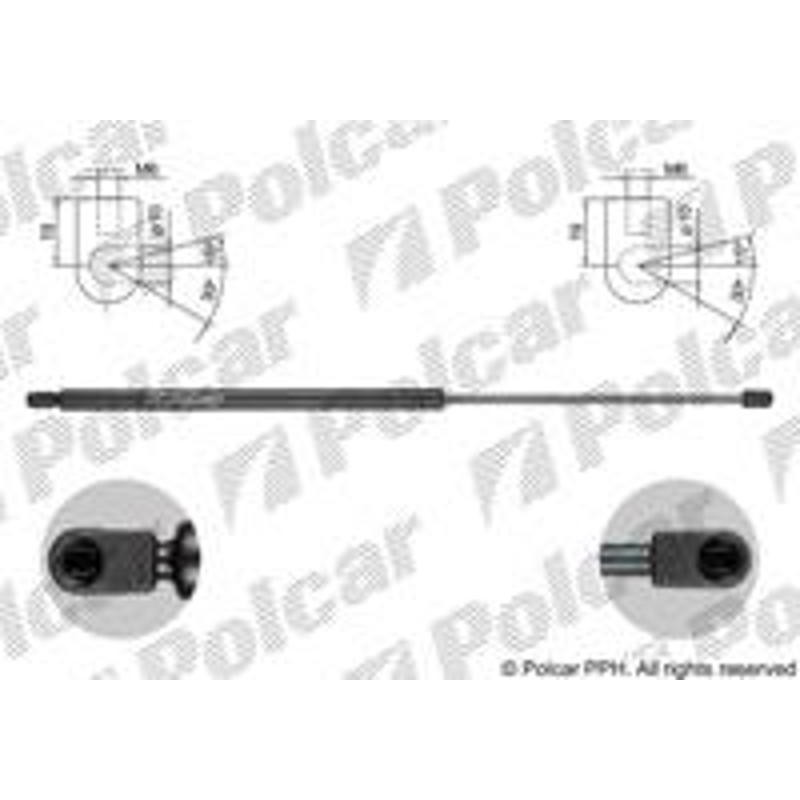 Plynová pružina - 9575AB - zadok