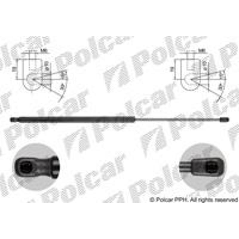 Plynová pružina - 9575ABD - zadok