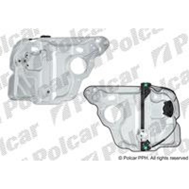 Mechanizmus stahovania okna el. bez motora - 9578PSG4 - zadok