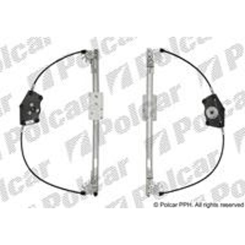 Mechanizmus stahovania okna el. bez motora - 9579PSG3 - zadok