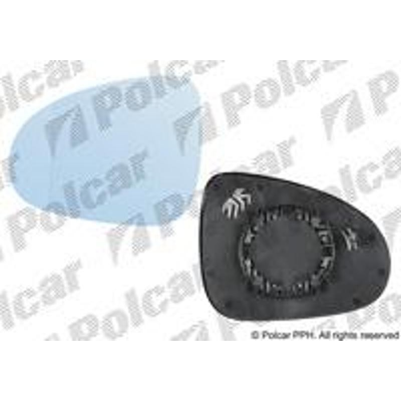 Sklo vonkajšieho zrkadla s držiakom - 9582555E - pravý