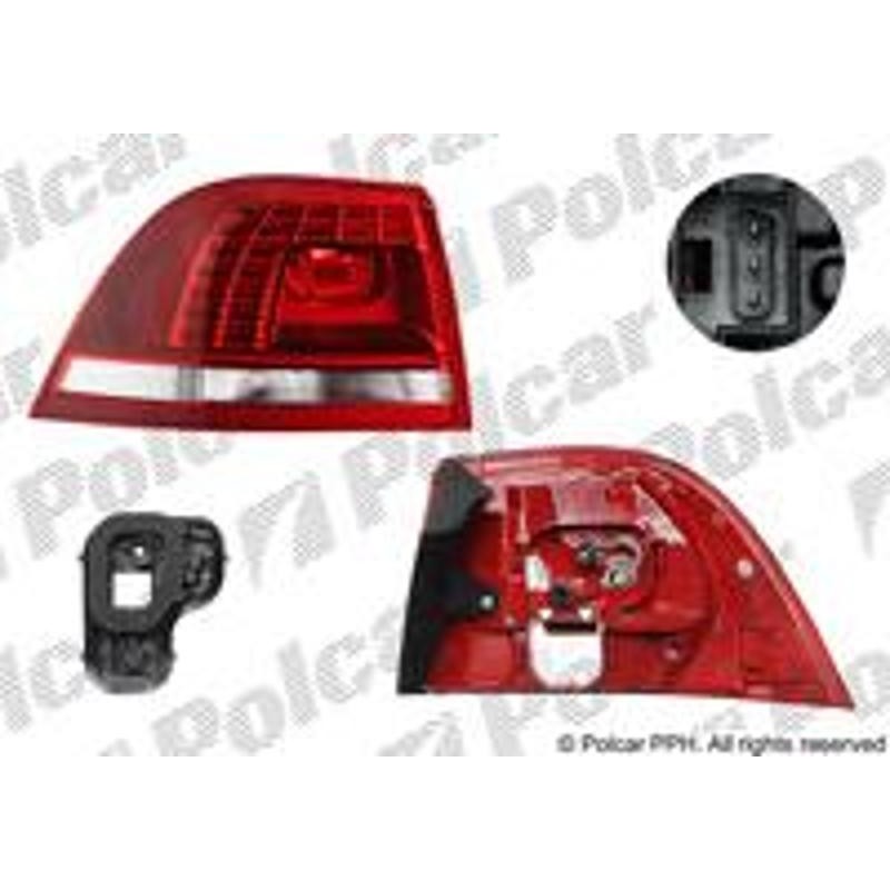 Zadné svetlo - 9582872V - ľavý