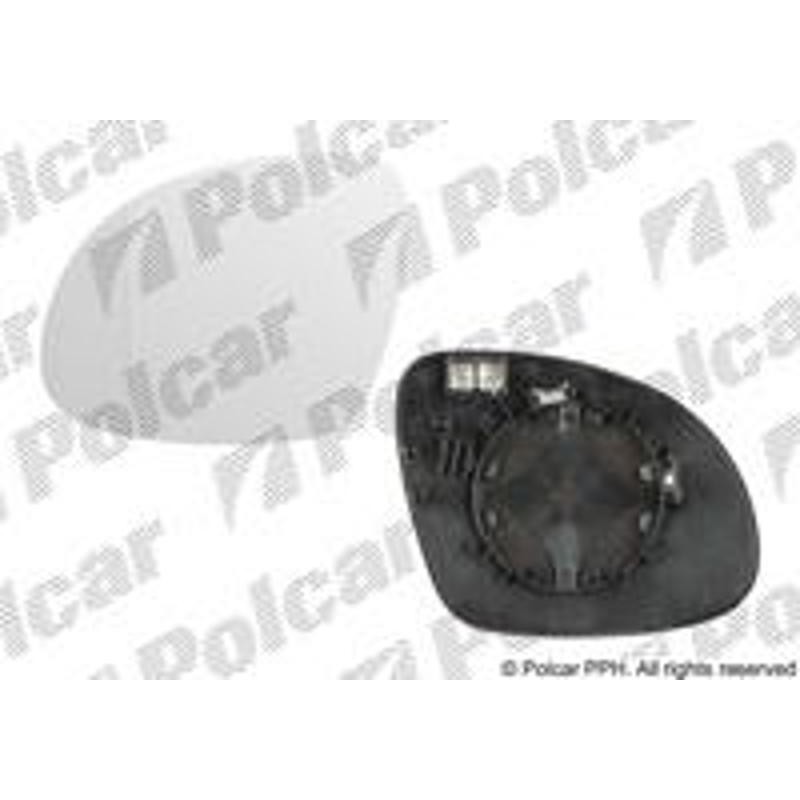 Sklo vonkajšieho zrkadla s držiakom - 9585545M - ľavý