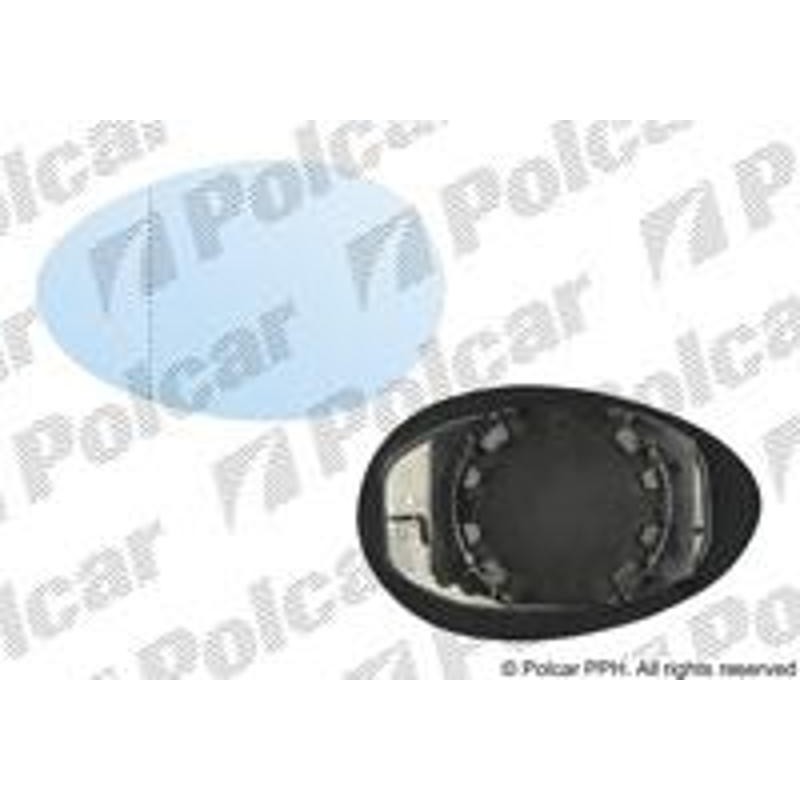 Sklo vonkajšieho zrkadla s držiakom - 1408547M - ľavý