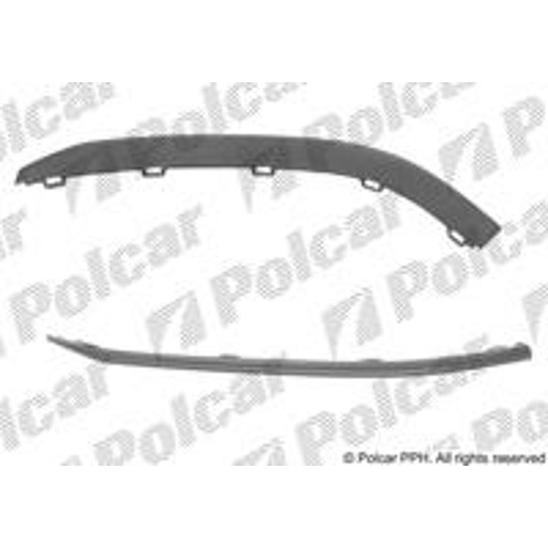 Spojler predného nárazníka - 95C225-5 - ľavý