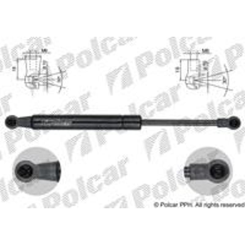 Plynová pružina - 1408AB - zadok