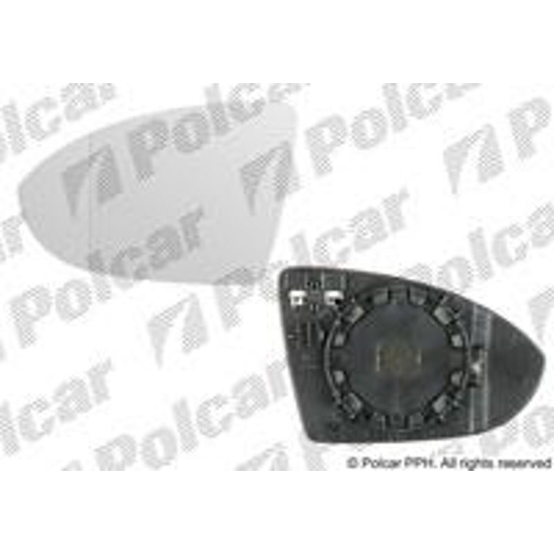 Sklo vonkajšieho zrkadla s držiakom - 95C2545M - ľavý