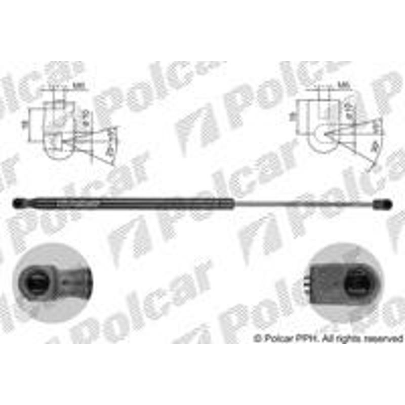 Plynová pružina - 95C2AB1 - zadok