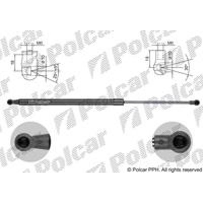 Plynová pružina - 95C2AB2 - zadok