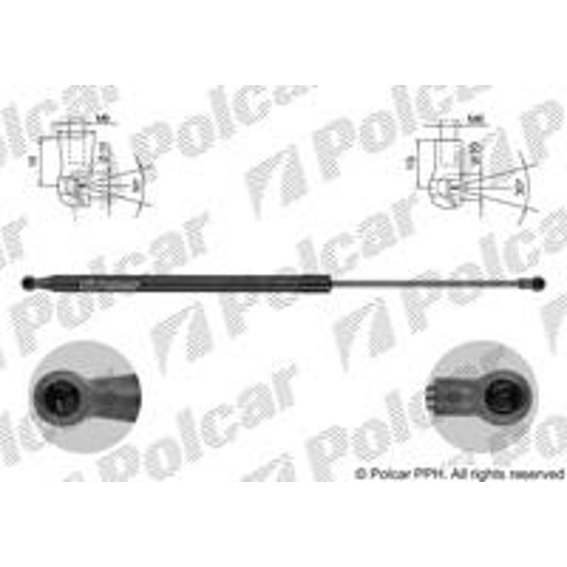 Plynová pružina - 95C2AB3 - zadok