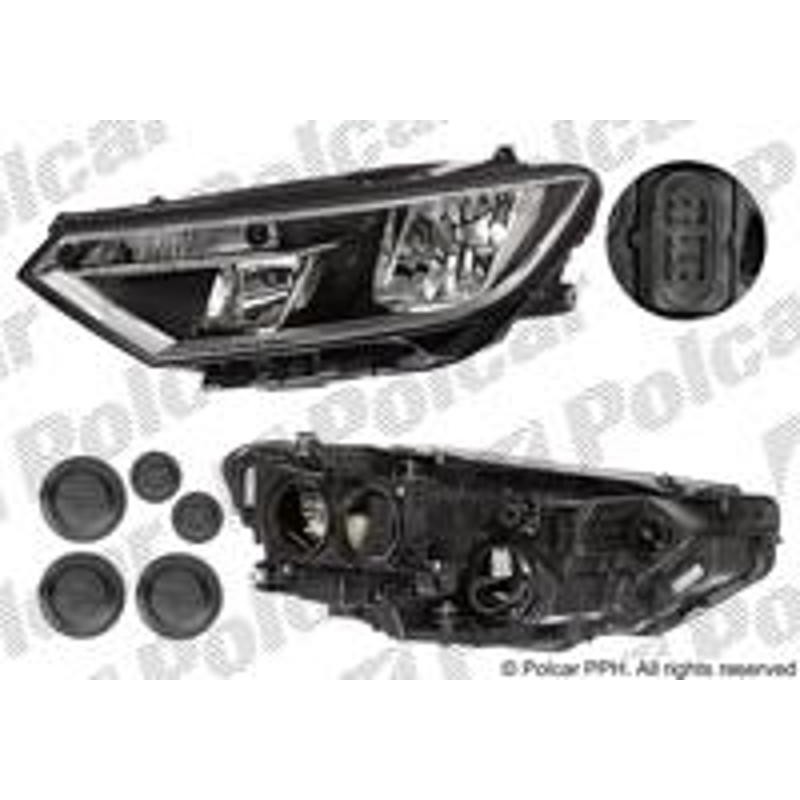 Hlavný reflektor - 95D309-V - ľavý