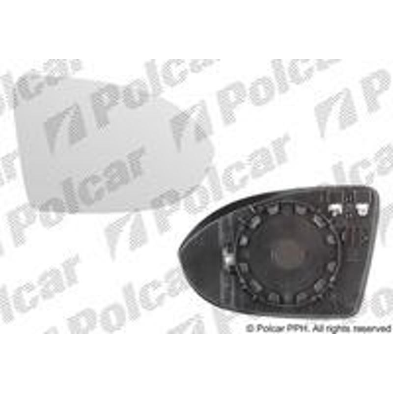 Sklo vonkajšieho zrkadla s držiakom - 95D3555M - pravý