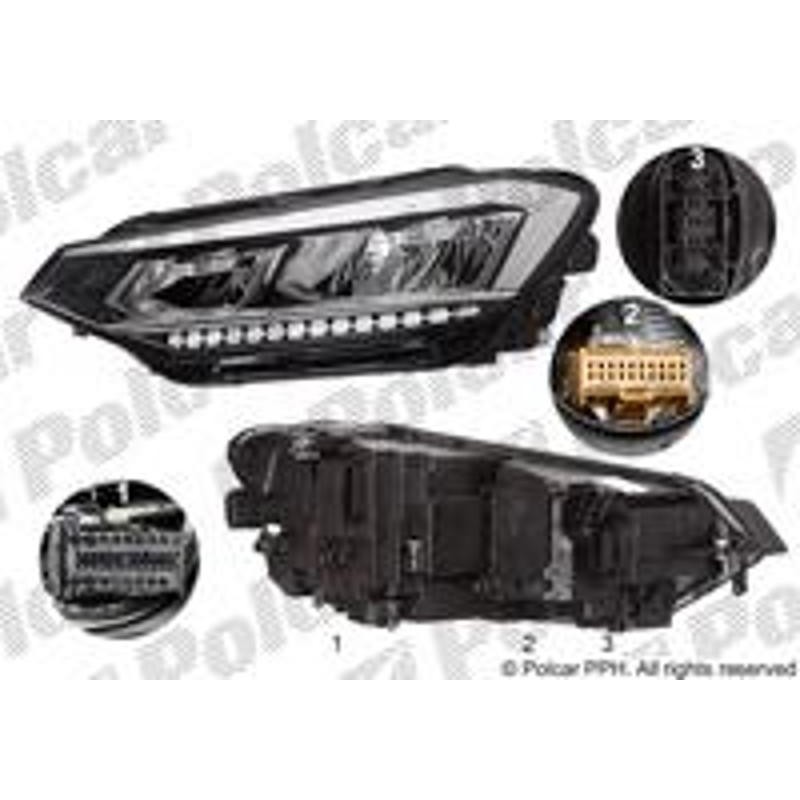 Hlavný reflektor - 95M1091U - ľavý