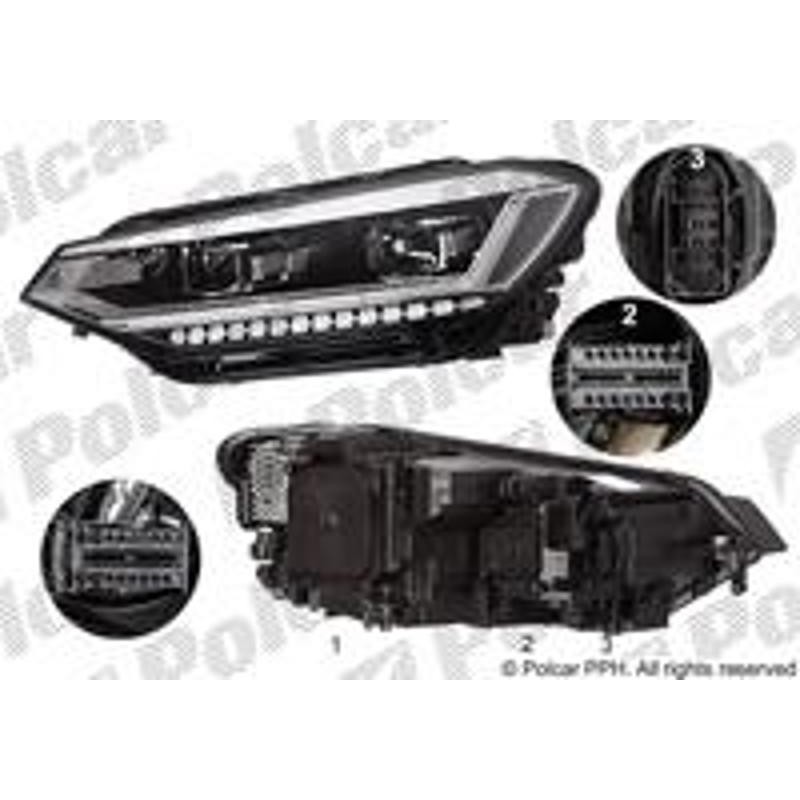 Hlavný reflektor - 95M1102U - pravý