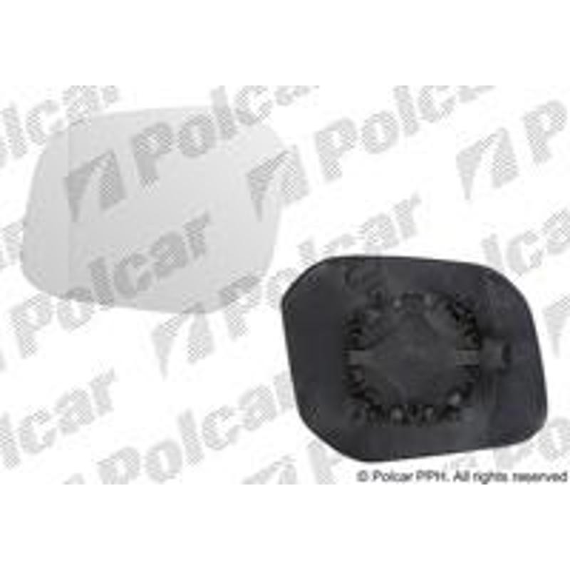 Sklo vonkajšieho zrkadla s držiakom - 95U2544E - ľavý