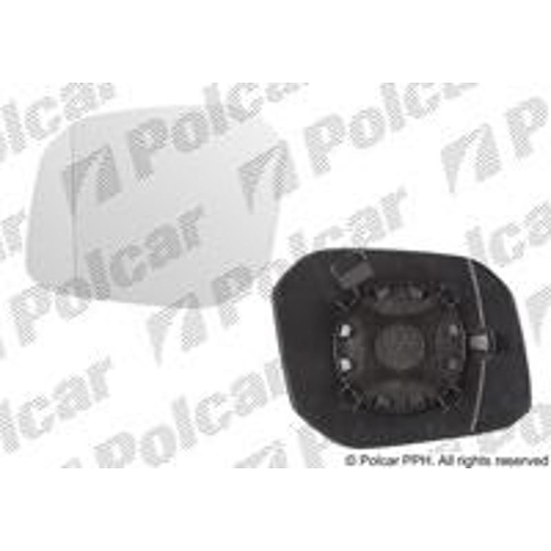 Sklo vonkajšieho zrkadla s držiakom - 95U2544M - ľavý