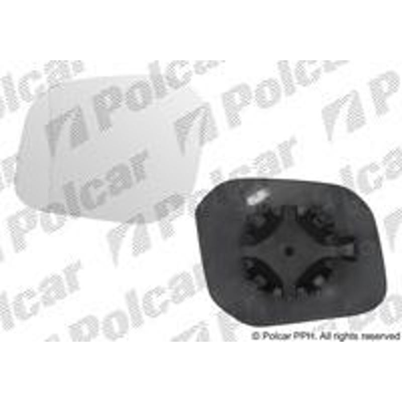 Sklo vonkajšieho zrkadla s držiakom - 95U2545E - ľavý