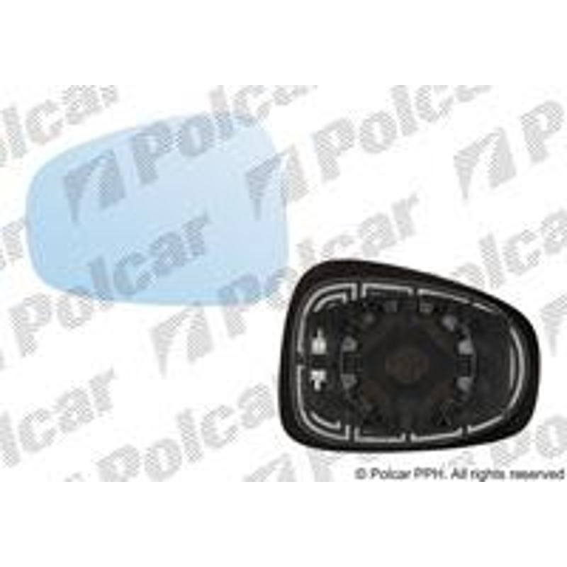 Sklo vonkajšieho zrkadla s držiakom - 1411555M - pravý