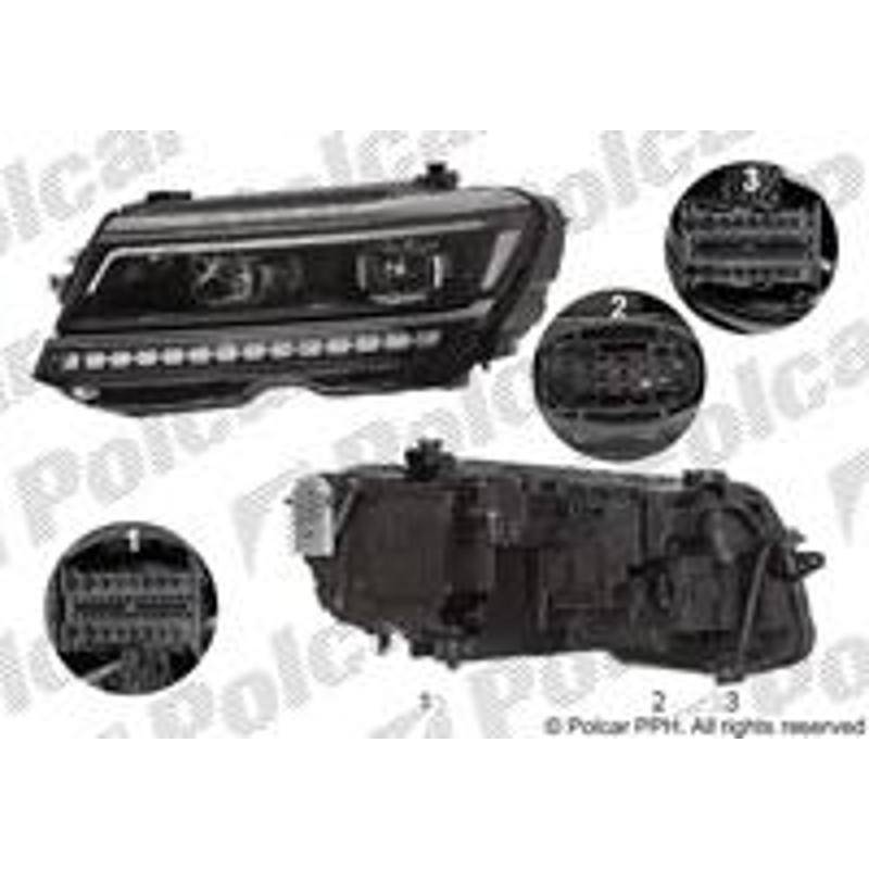 Hlavný reflektor - 95X2092U - ľavý