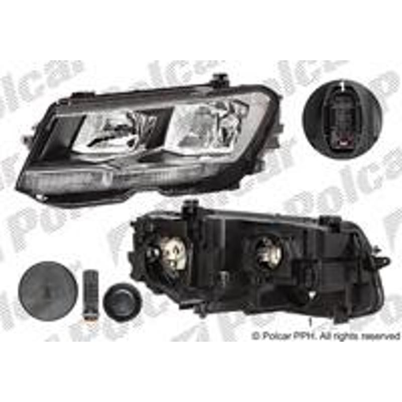 Hlavný reflektor - 95X209-U - ľavý