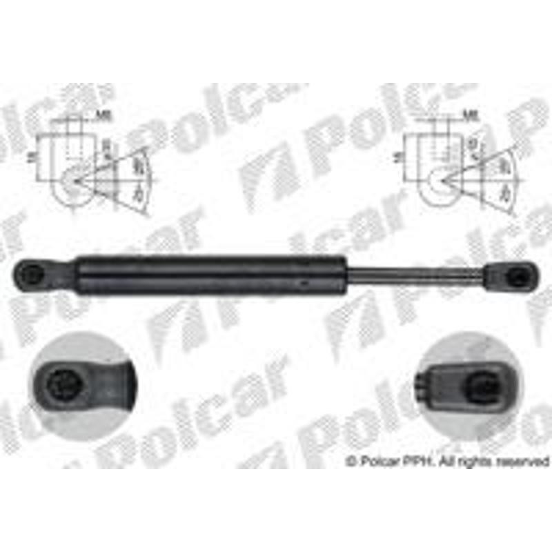 Plynová pružina - 1411AB1D - zadok