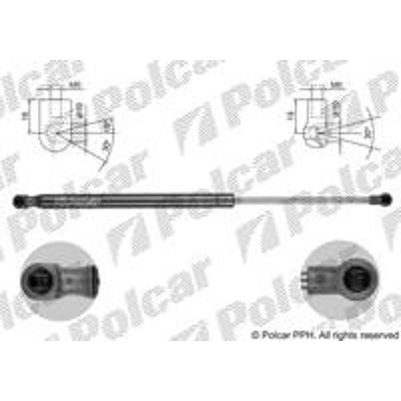 Plynová pružina - 1425AB - zadok
